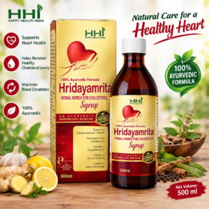 Hridayamrita Herbal Syrup – Herbal Remedy for Cholesterol